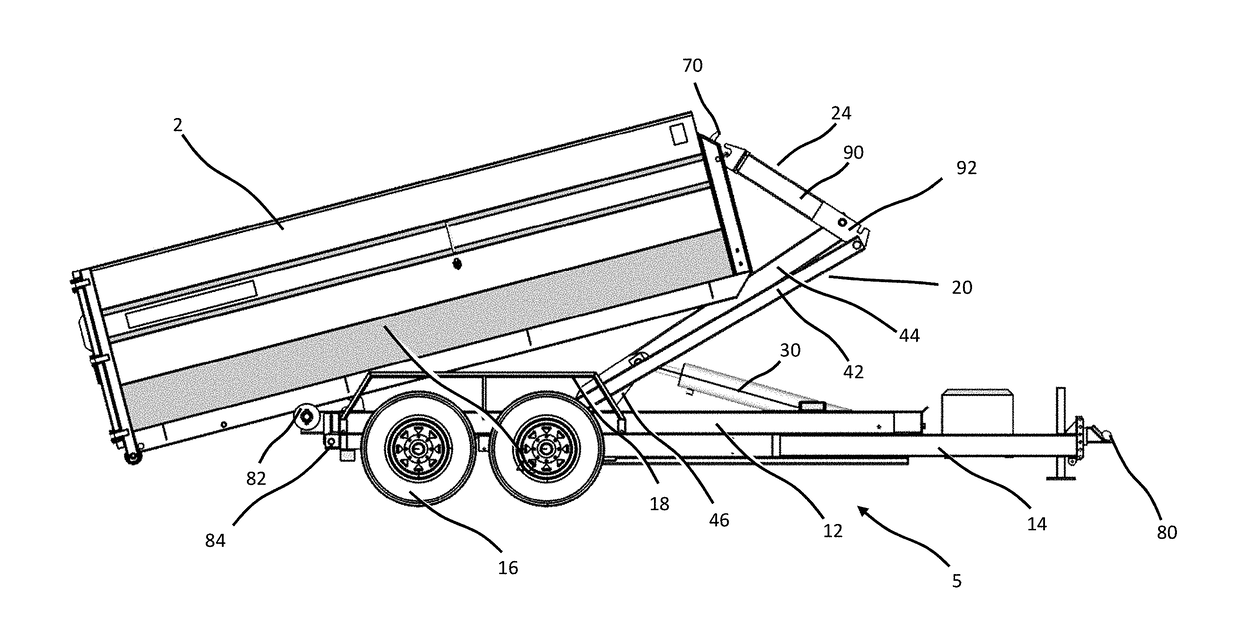 Hooklift trailer