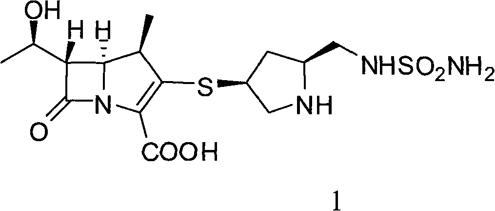 Preparation method of doripenem