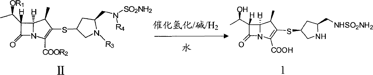 Preparation method of doripenem