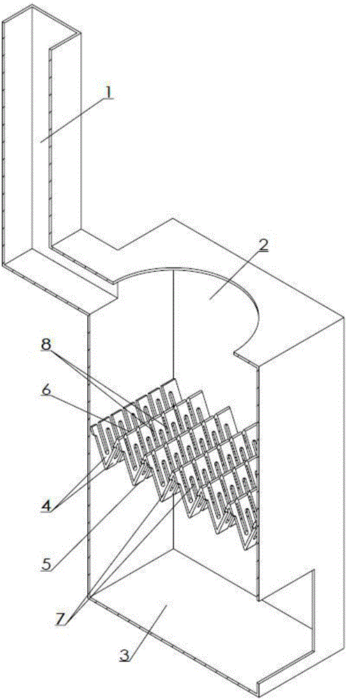 Wavy grate biofuel furnace