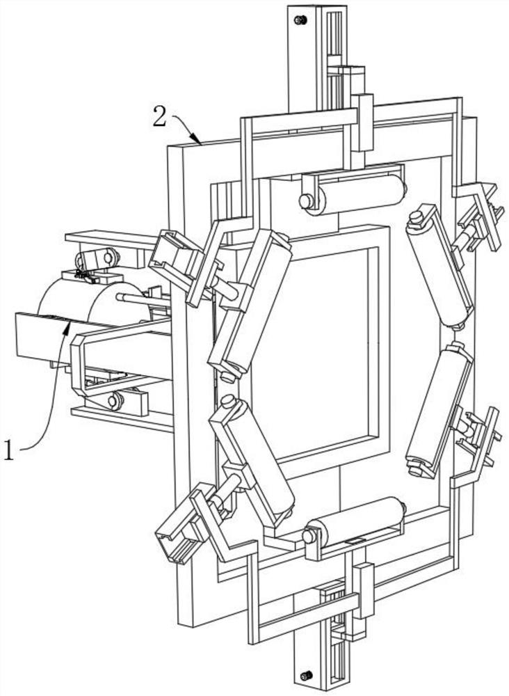 LED radar speed measurement screen and installation structure thereof