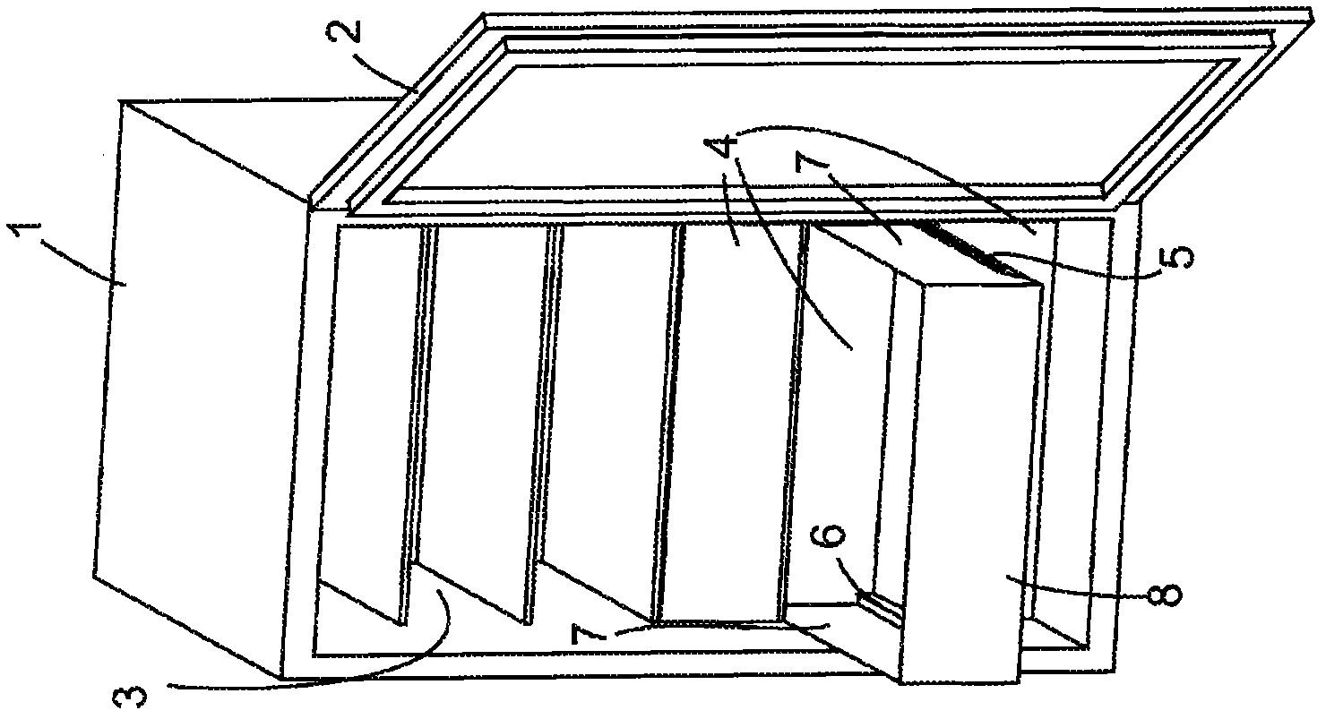 Refrigeration device having telescopic pull-out element