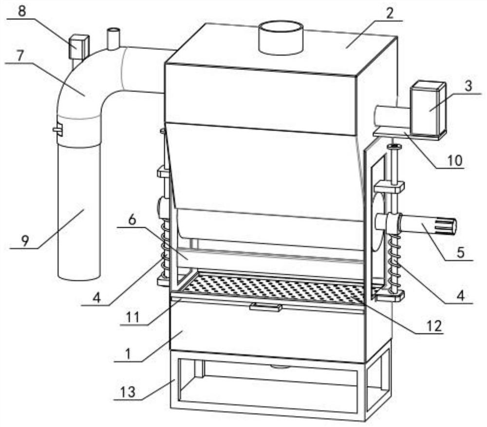 A waste lubricating oil coupling filter device