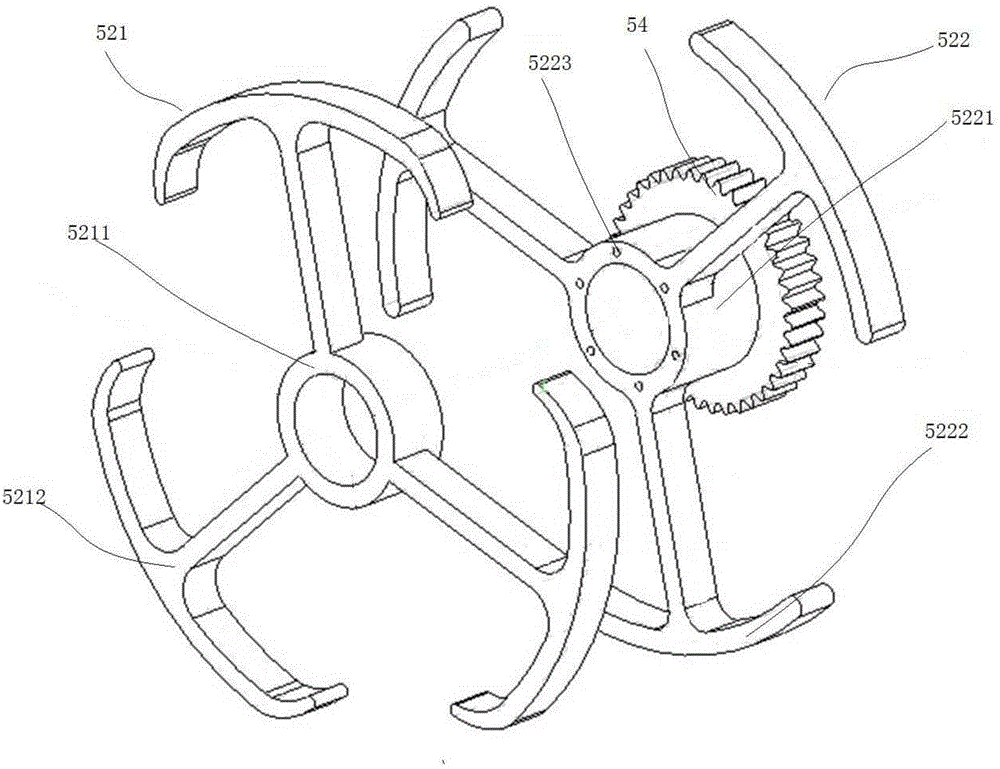 Variable wheel type stair climbing wheelchair