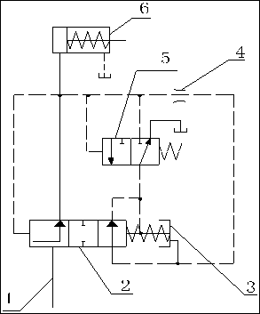 Parallel-connection pressure reducing valve type double-oil-way fast-oil-charging hydraulic gear shift system