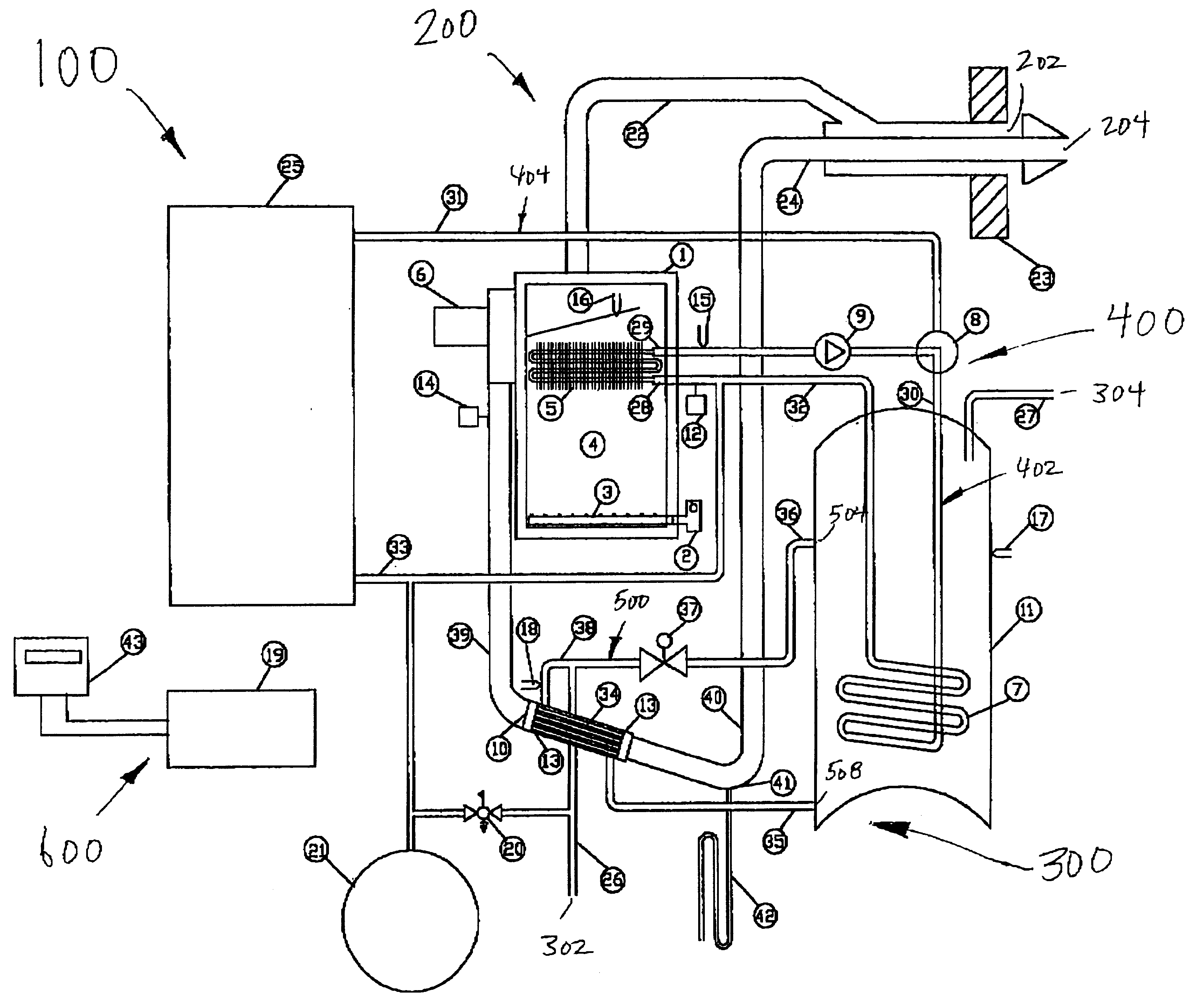 Water heating apparatus with sensible and latent heat recovery