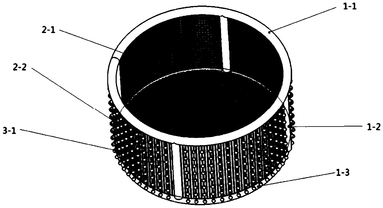 Spherical nanometer friction generator unit and net cage based on generator unit