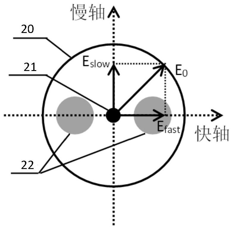 Time-resolved CARS microscopy imaging device and method based on fiber birefringence effect