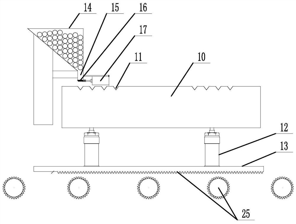 Magnesium rod cutting and chamfering all-in-one machine