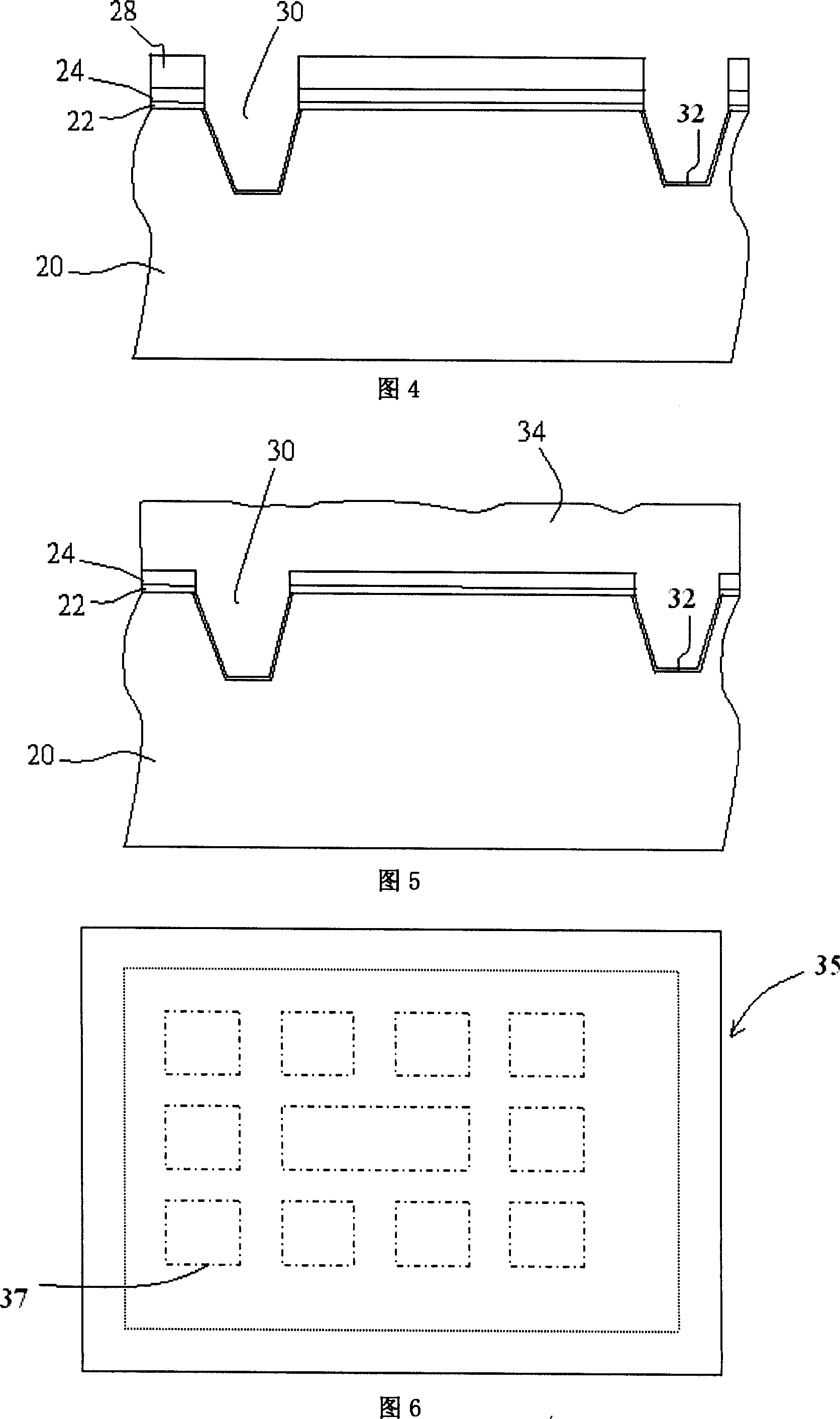 Improvement for shallow slot separated structure height homogeneity