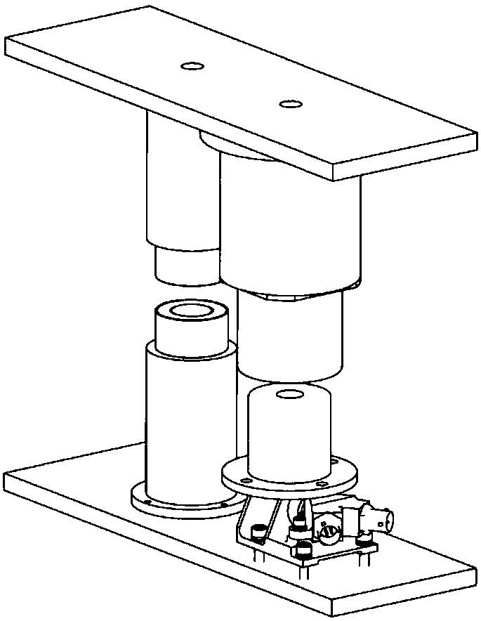 Applied to the master-slave non-contact double super satellite platform repeated locking and unlocking mechanism