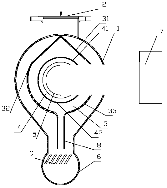 Anti-blockage sewage filter