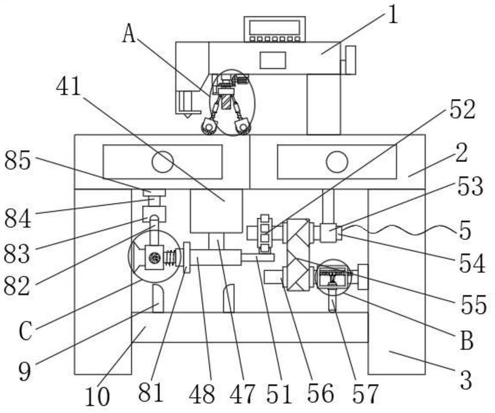 Flat sewing machine for garment production