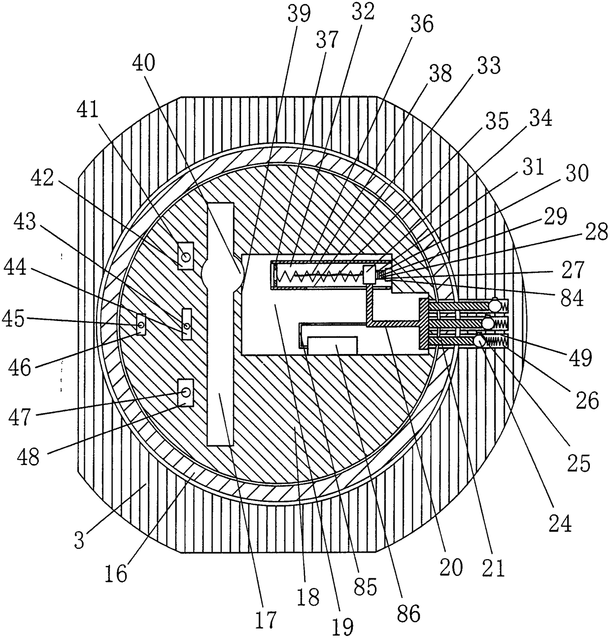 A ice hockey lock system with intelligent alarm function