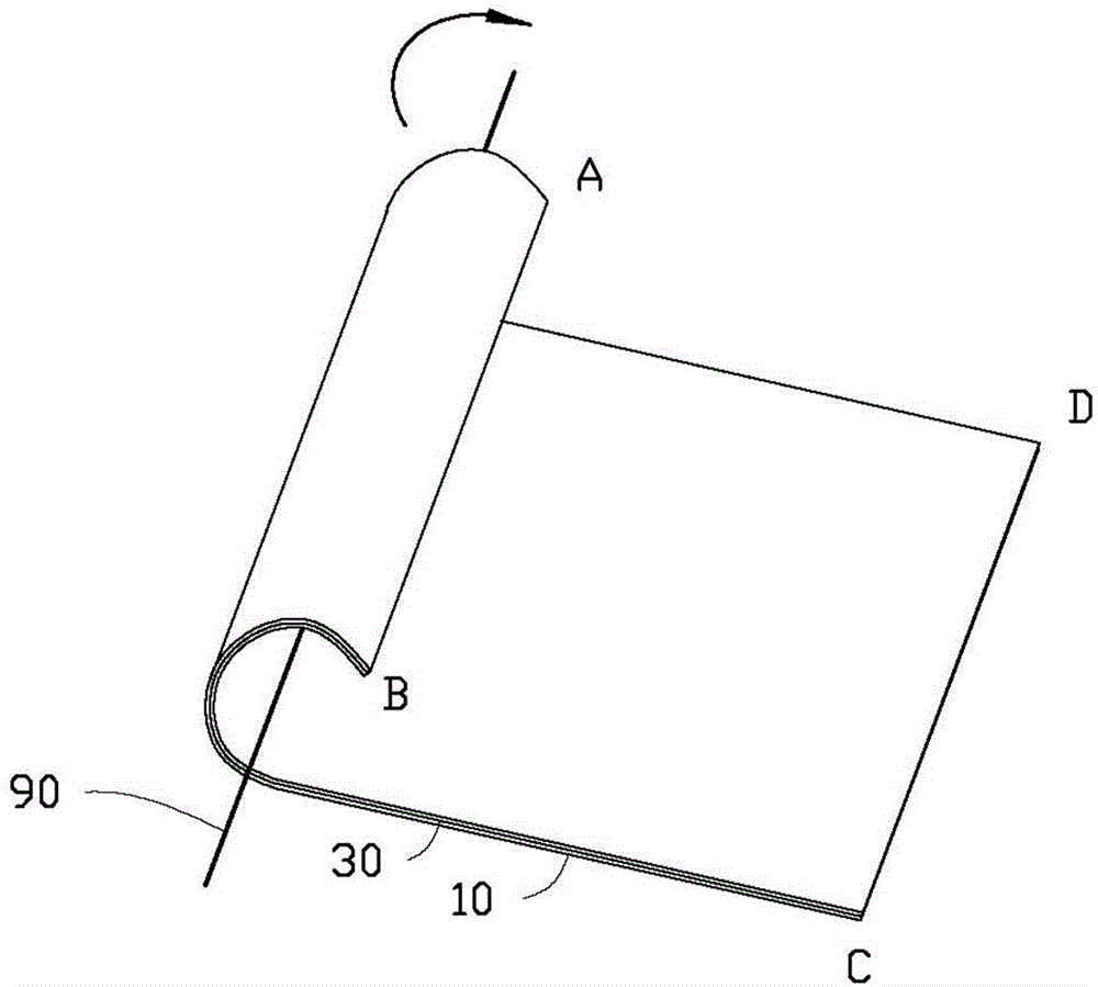 Preparation method of carbon nanotube composite line