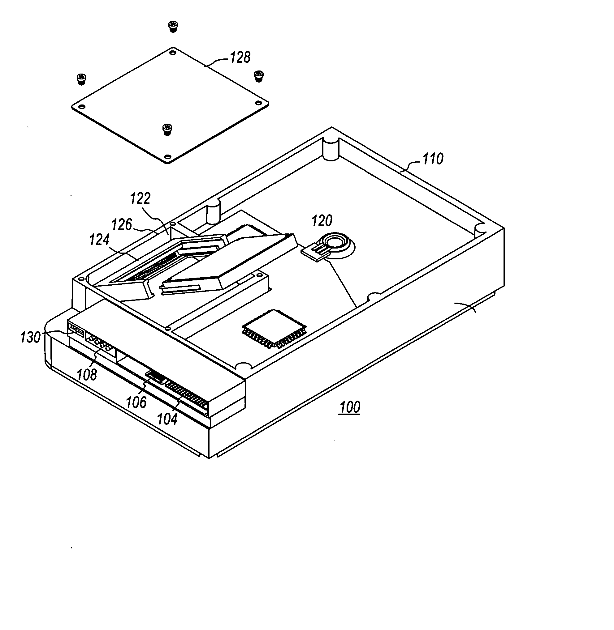 Hard drive with integrated micro drive file backup