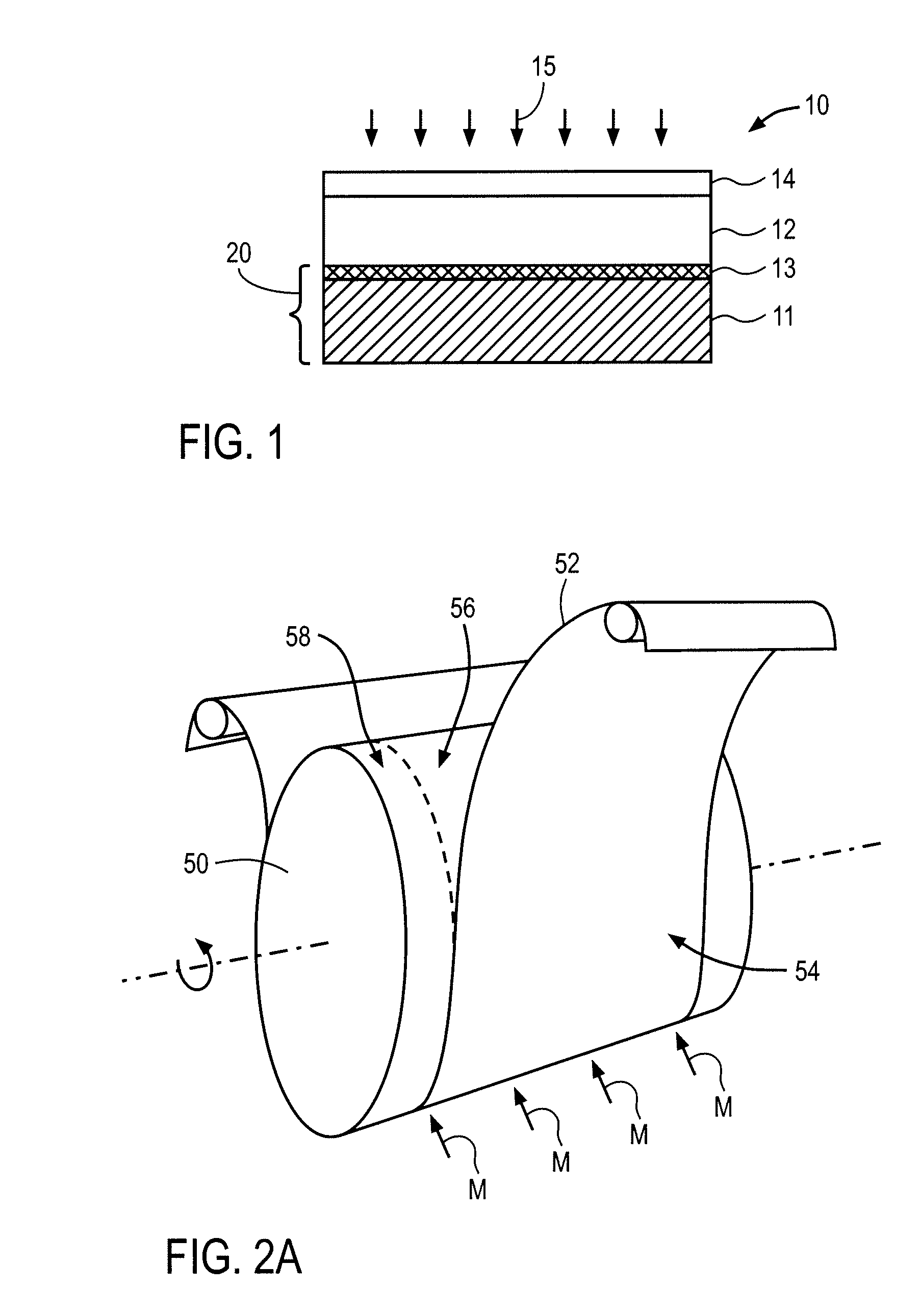 Method and apparatus for forming contact layers for continuous workpieces