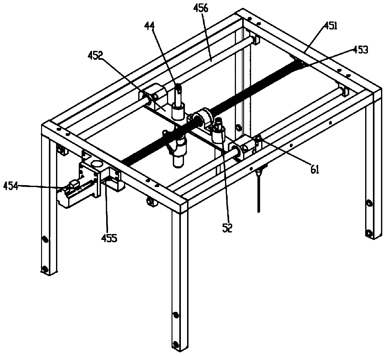 Intelligent cleaning device for cutter rollers of glass-fiber chopping machine