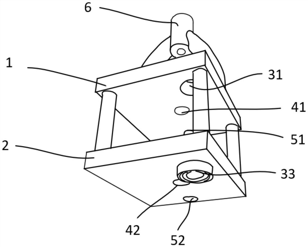 Integrated stepping type electrode support