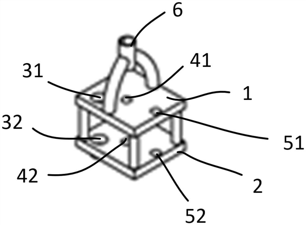 Integrated stepping type electrode support