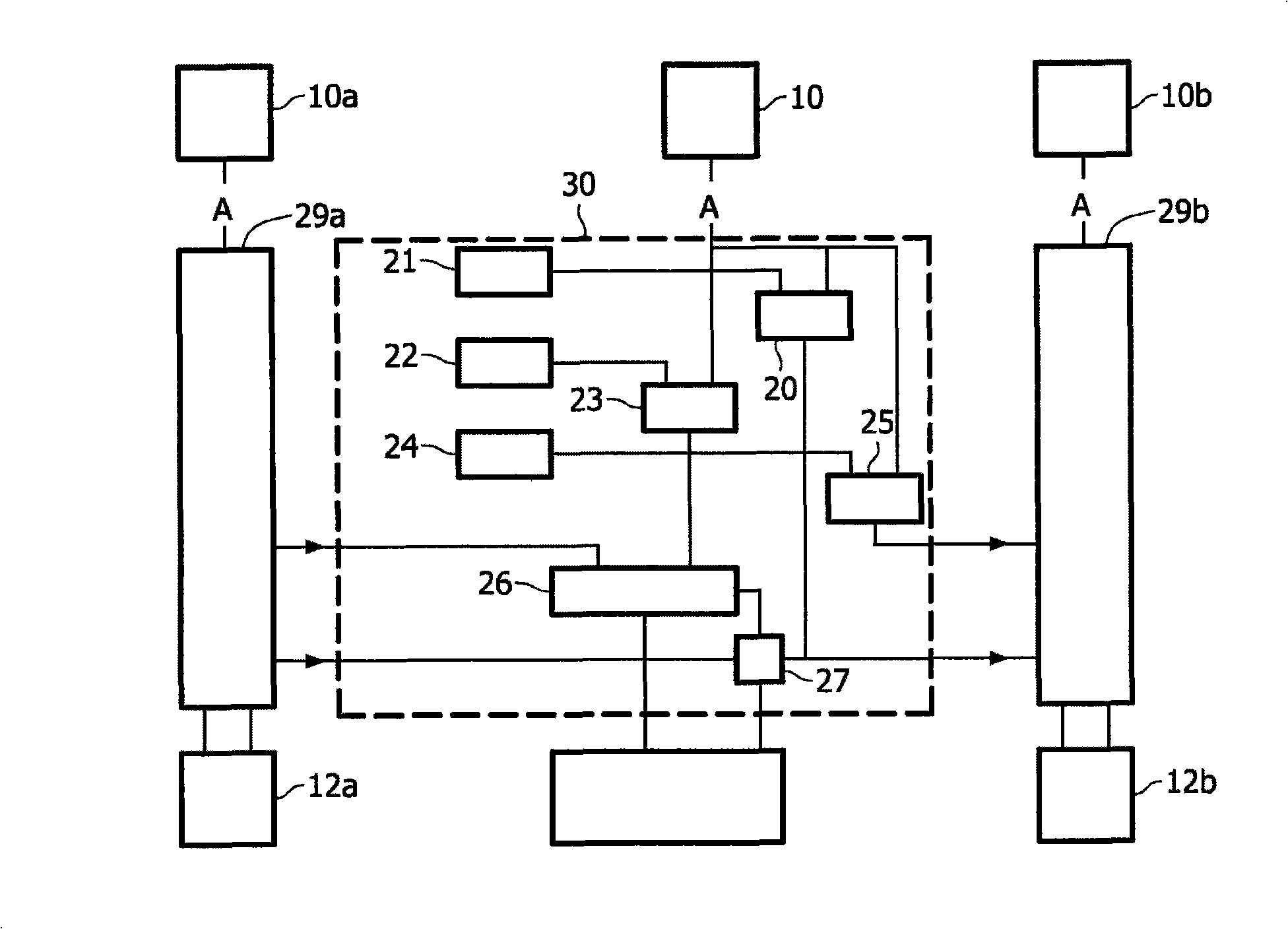 Multi-processor circuit with shared memory banks