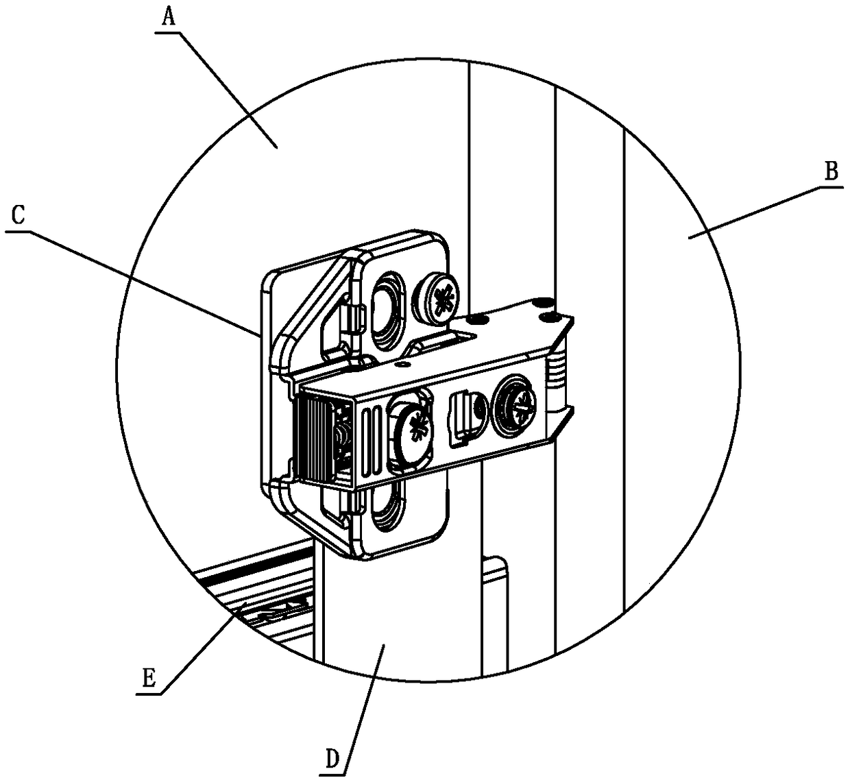 Rotation hinge device convenient to adjust