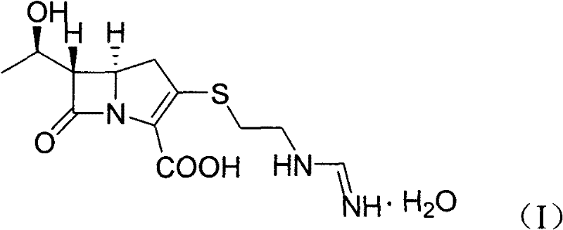 Method for preparing Imipenem monohydrate crystals