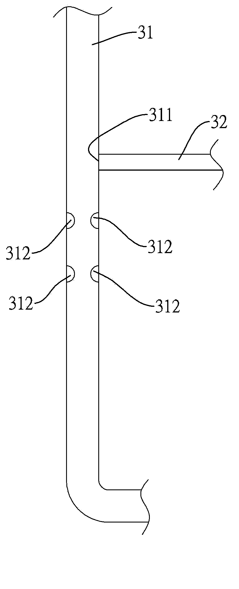 Waste gas processing system and using method thereof