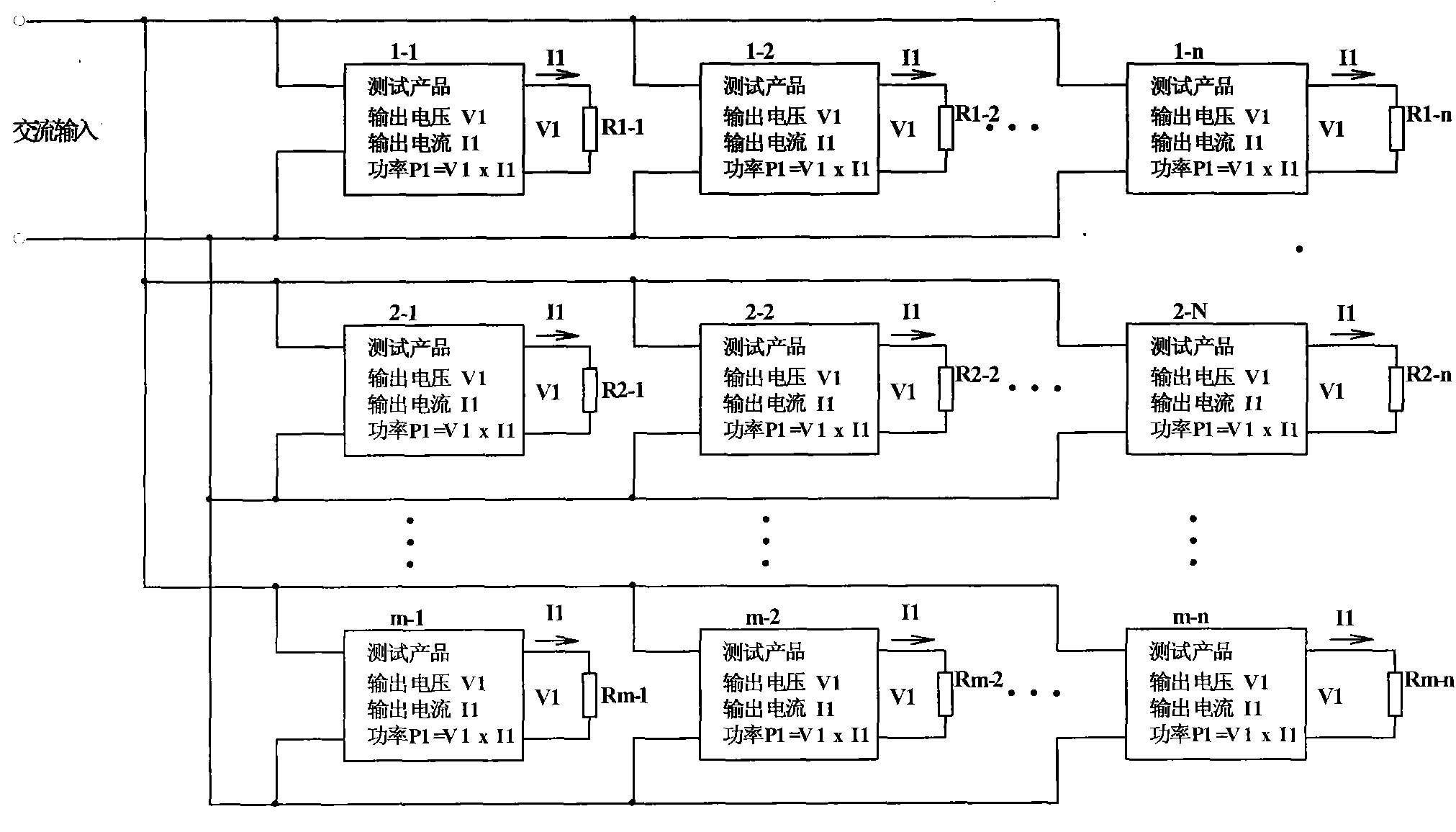 Energy-saving method and device for product aging test