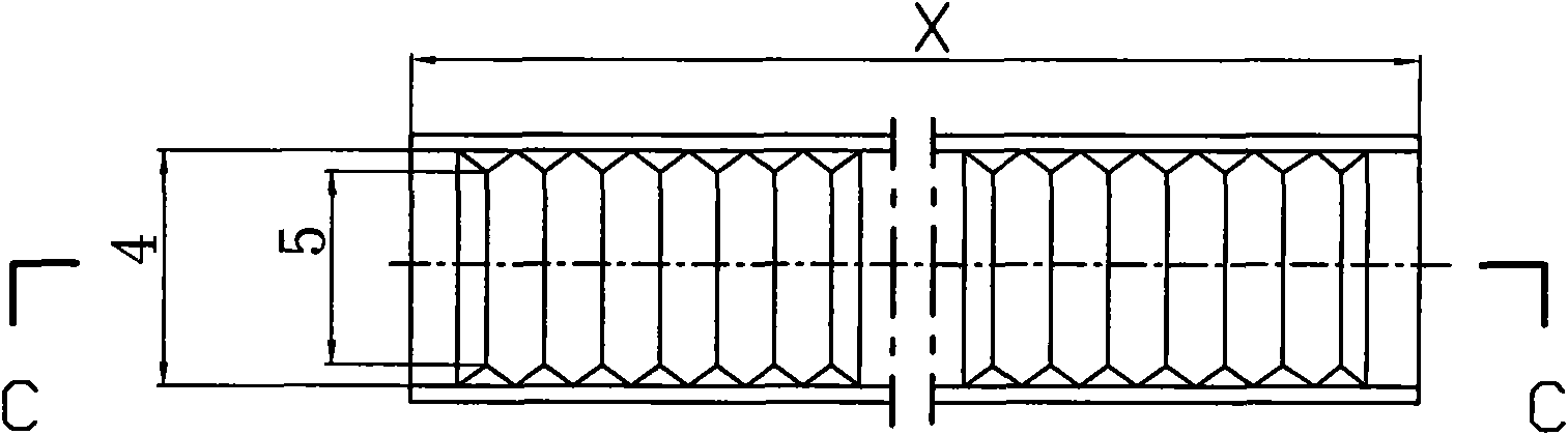 Enhanced heat transfer fin and production process thereof