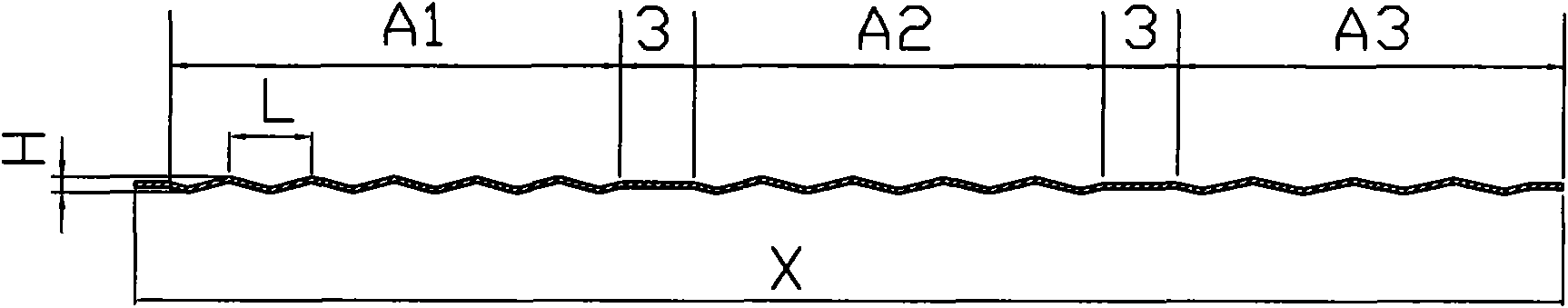 Enhanced heat transfer fin and production process thereof