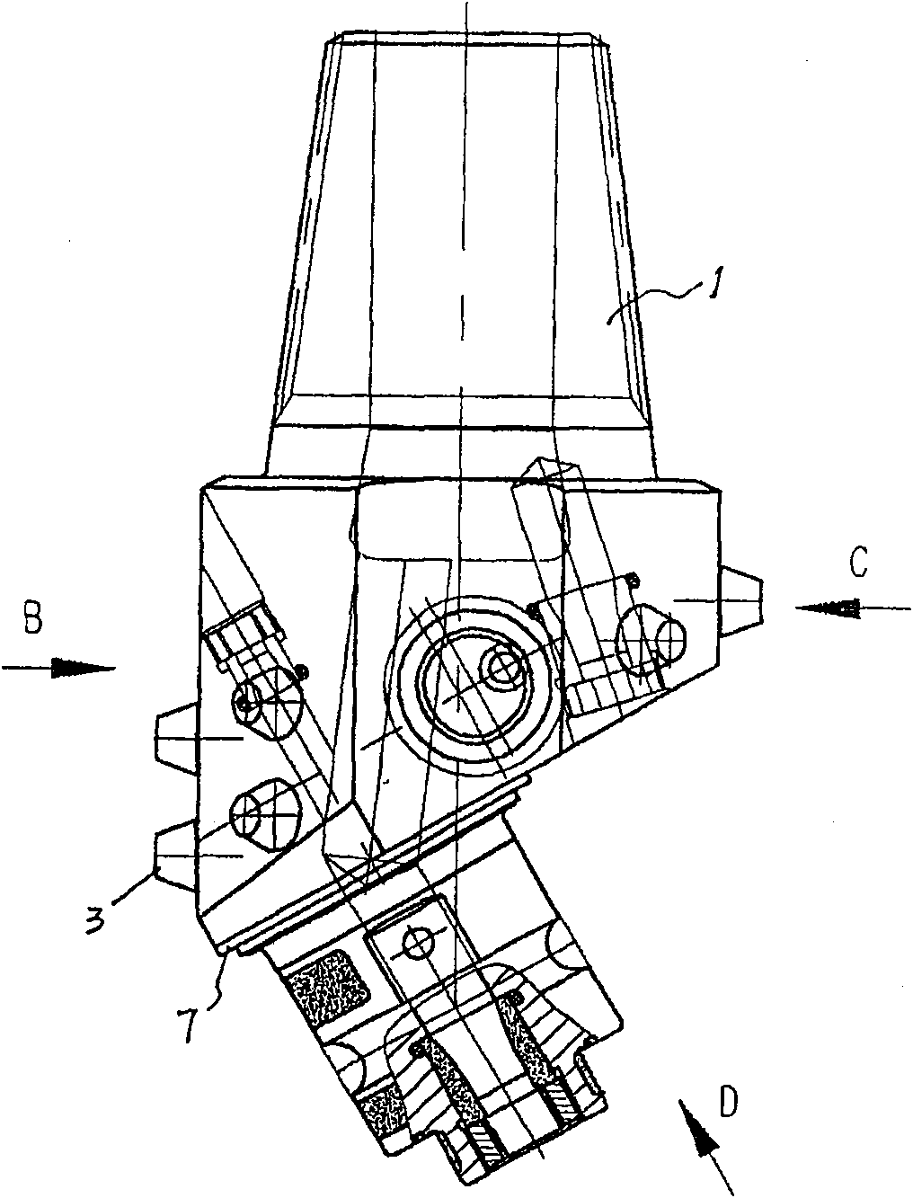 Gauge structure of single cone bit