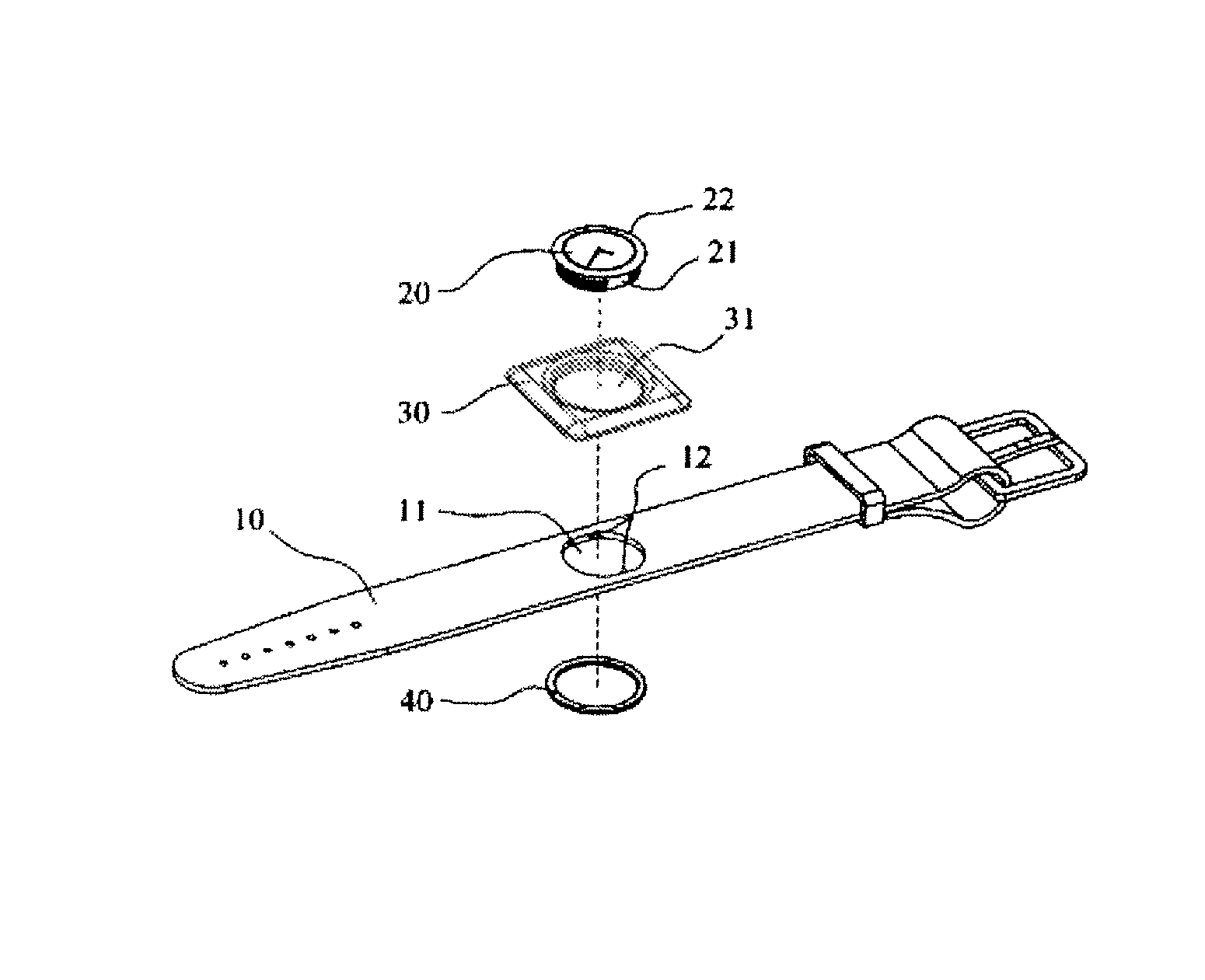 Watch with replaceable decorating element