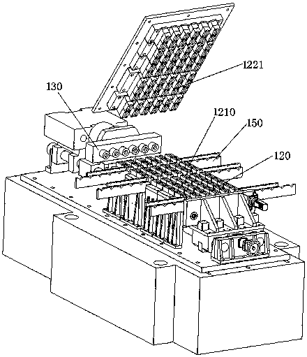 Square tube twisting production line and processing method thereof