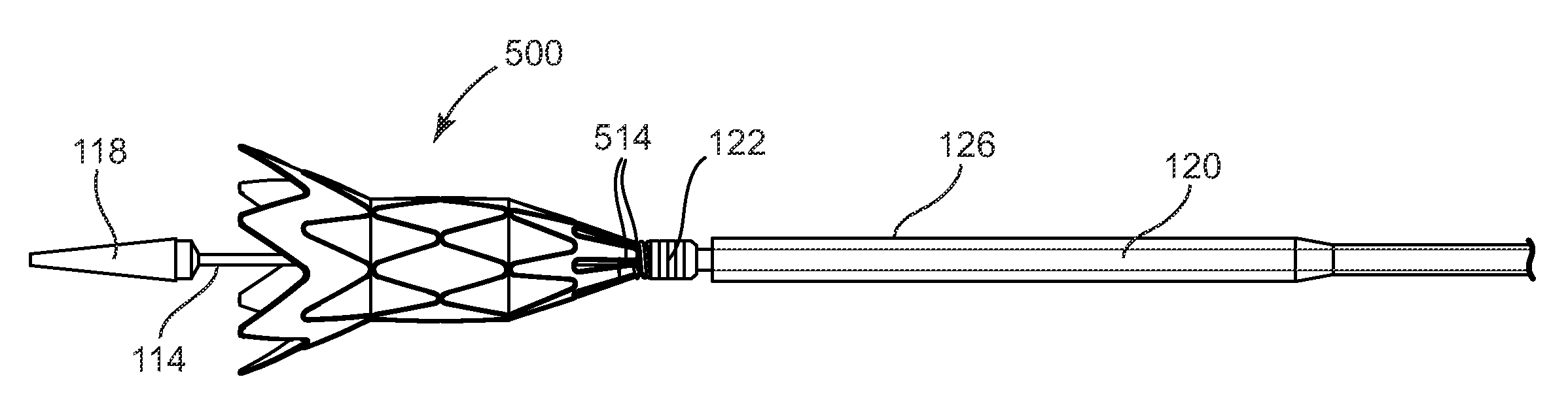 Infundibular reducer device delivery system and related methods