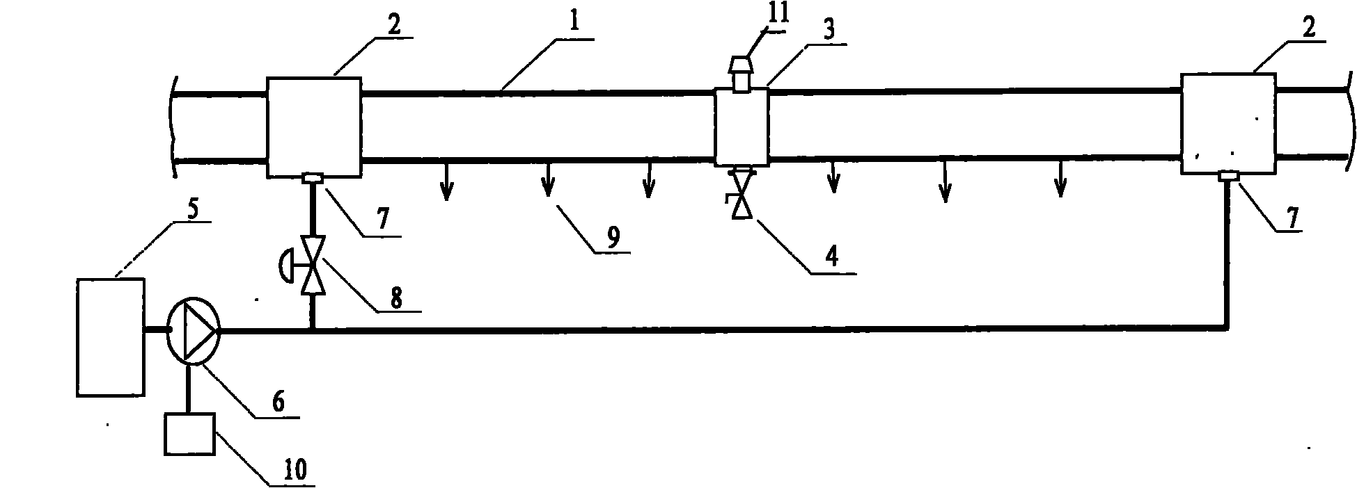 Drying and corrosion prevention method and system of main cable of suspension bridge