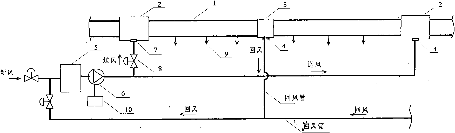 Drying and corrosion prevention method and system of main cable of suspension bridge