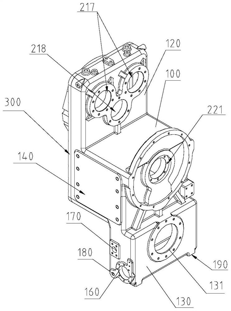 Power box for electric wheel type engineering machinery