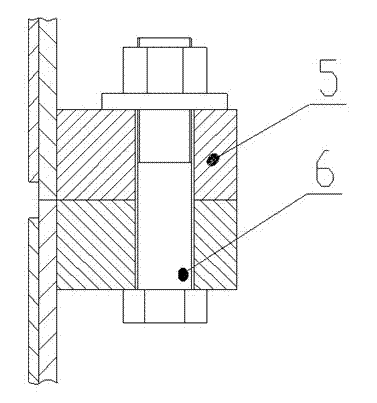 Two-section packing case structure of mining dump truck