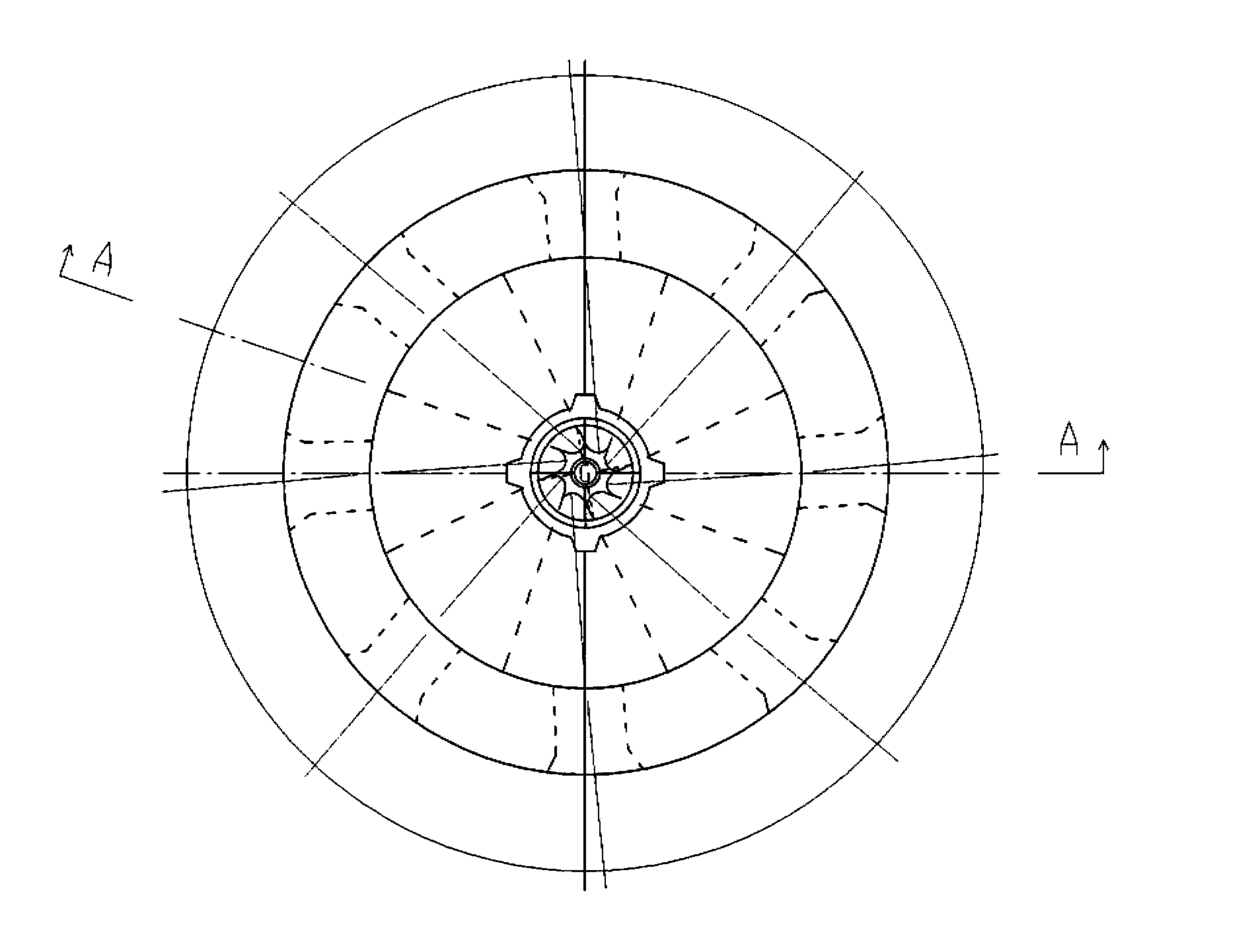 Atmosphere pressure difference wind power efficient integrated power generation device and efficient integration method