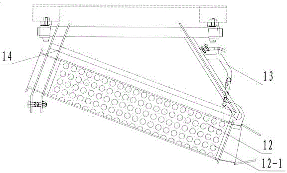 Grape stalk removal device