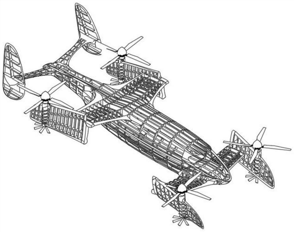 New configuration tilt rotor aircraft and its flight control method