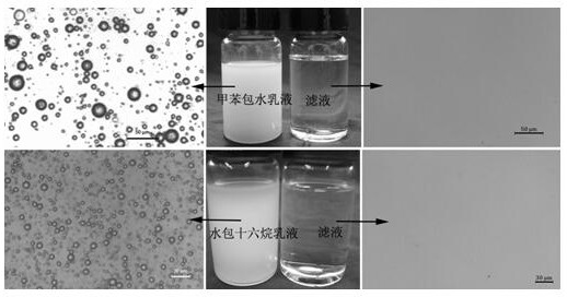 An underwater super-oleophobic and sub-oil super-hydrophobic material for oil-water emulsion separation and a solvent-free preparation method thereof