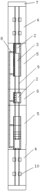 High speed train model wind tunnel test standard roadbed