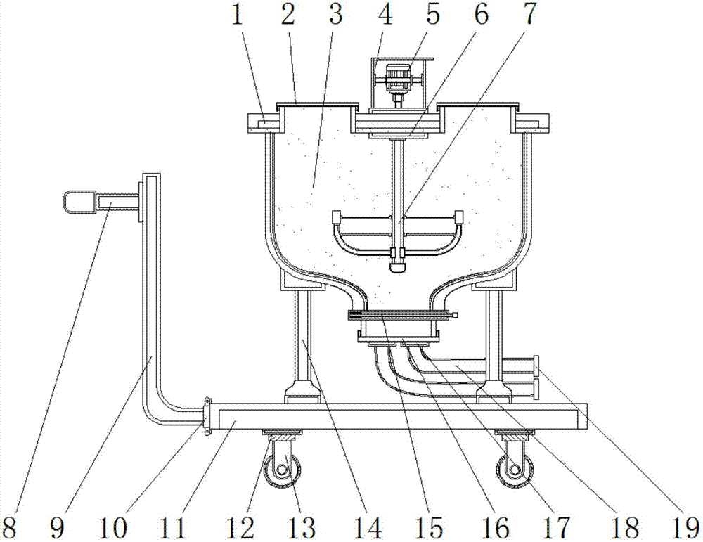 Anti-leakage material feeding machine