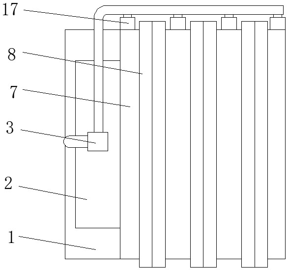 Silk rinsing device for textile production