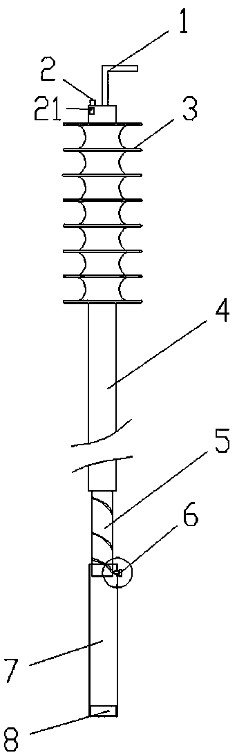 Insulation rod