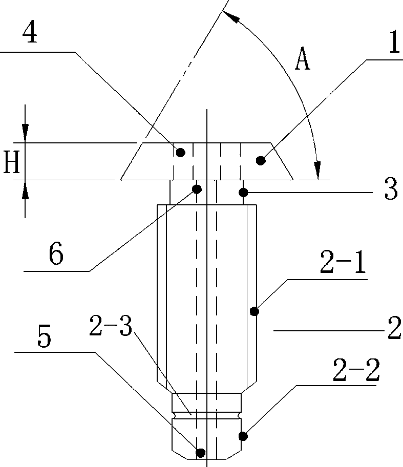 Biological type low-incisura intramedullary nail fixing tail cap