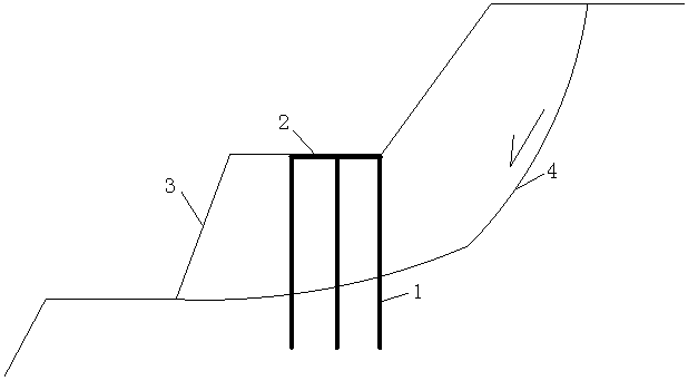 Structural design method for load-bearing section of miniature anti-slip compound pile