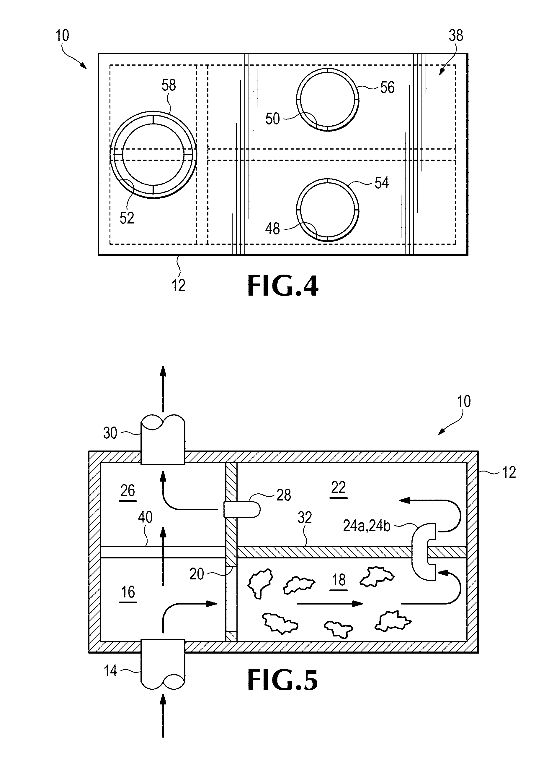 Stormwater plug flow separation system